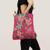 Malaysisches indonesisches Batik-Kunstmuster Tasche (Von Nahem)