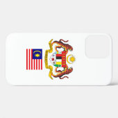 Malaysisches Wappen Case-Mate iPhone Hülle (Rückseite (Horizontal))
