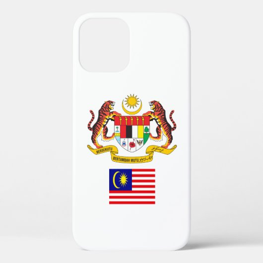 Malaysisches Wappen Case-Mate iPhone Hülle (Rückseite)