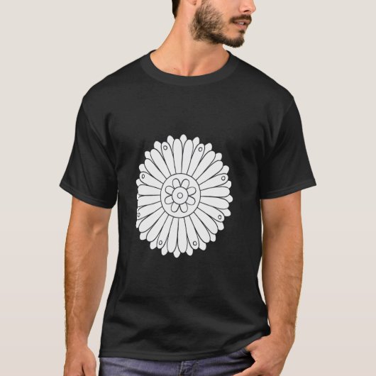 Malbuch Blume T-Shirt (Vorderseite)