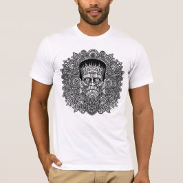 Malbuch Frankensteins Monster Mandala T-Shirt