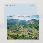 Malbun Liechtenstein Postkarte (Vorne/Hinten)