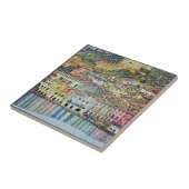 Malcena beim Gardasee durch Gustav Klimt Fliese (Seite)