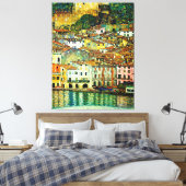 Malcesine am Gardasee (1913), Gustav Klimt Leinwanddruck (Insitu (Schlafzimmer))