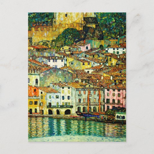 Malcesine am Gardasee (1913), Gustav Klimt Postkarte (Vorderseite)
