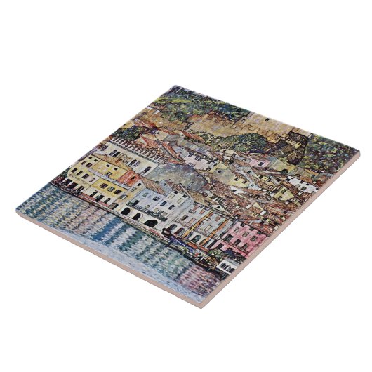 Malcesine am Gardasee, Gustav Klimt Fliese (Seite)