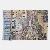 Malcesine am Gardasee, Gustav Klimt Geschirrtuch (Horizontal)