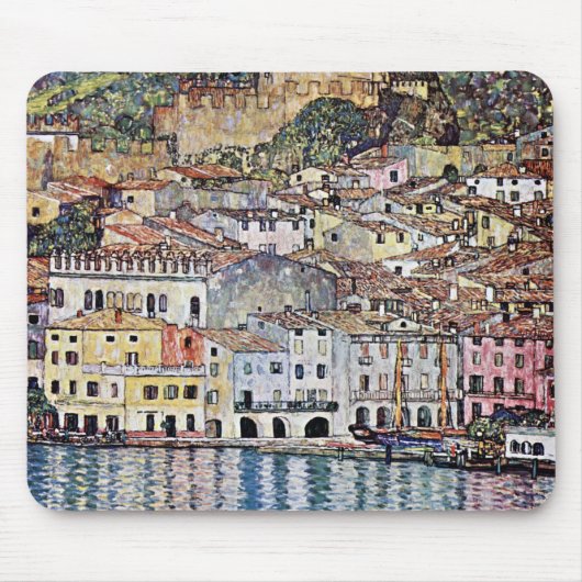 Malcesine am Gardasee, Gustav Klimt Mousepad (Vorne)