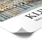 Malcesine am Gardasee, Gustav Klimt Poster (Ecke)