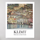 Malcesine am Gardasee, Gustav Klimt Poster (Vorne)