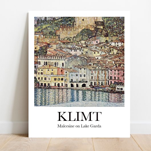 Malcesine am Gardasee, Gustav Klimt Poster