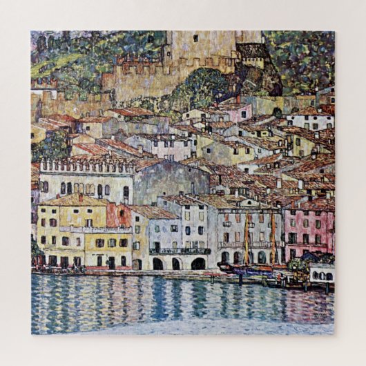 Malcesine am Gardasee, Gustav Klimt Puzzle (Vertikal)