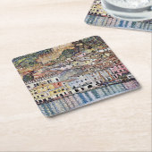 Malcesine am Gardasee, Gustav Klimt Rechteckiger Pappuntersetzer (angewinkelt)