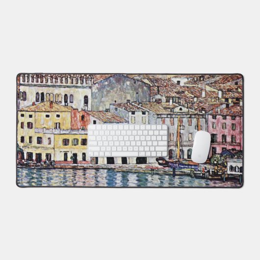 Malcesine am Gardasee, Gustav Klimt Schreibtischunterlage (Tastatur & Maus)