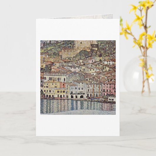 Malcesine am Gardasee Karte (Gelbe Blume)