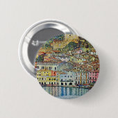 Malcesine am Gardasee Von Gustav Klimt Button (Vorne & Hinten)