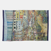 Malcesine am Gardasee Von Gustav Klimt Geschirrtuch (Horizontal)