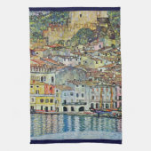 Malcesine am Gardasee Von Gustav Klimt Geschirrtuch (Vertikal)