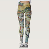 Malcesine am Gardasee Von Gustav Klimt Leggings (Vorderseite)