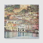 Malcesine am Gardasee von Gustav Klimt Magnet<br><div class="desc">Malcesine am Gardasee,  berühmtes Bild von Gustav Klimt,  1913.</div>