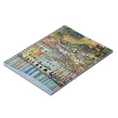 Malcesine am Gardasee Von Gustav Klimt Notizblock (Linke Seite)