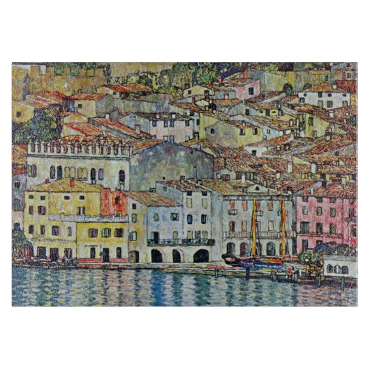 Malcesine am Gardasee Von Gustav Klimt Schneidebrett (Vorderseite)