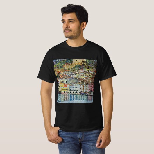 Malcesine am Gardasee Von Gustav Klimt T-Shirt (Vorne ganz)
