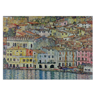 Malcesine auf See Garda durch Gustav Klimt Schneidebrett