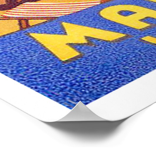 Malcesine, Gardasee, Italien Poster (Ecke)