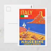 Malcesine, Gardasee, Italien Postkarte (Vorne/Hinten)