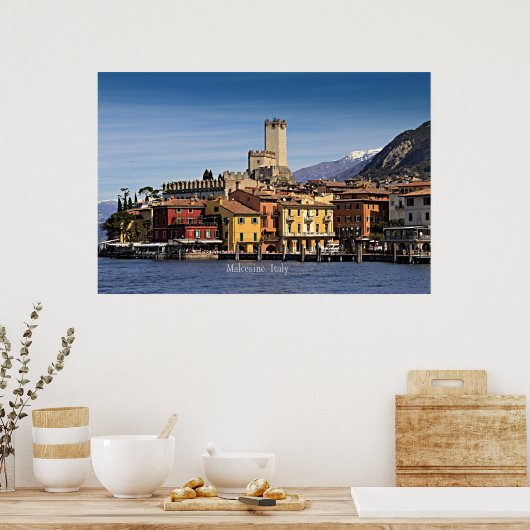 Malcesine, Italien Poster (Küche)
