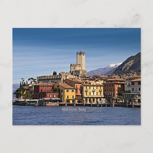 Malcesine, Italien Postkarte (Vorderseite)