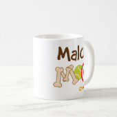Malchi Hundezucht-Mama-Geschenk Kaffeetasse (VorderseiteRechts)