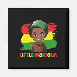 Malcolm Black History Mont Melanin Kid Boy Son Pr Magnet
