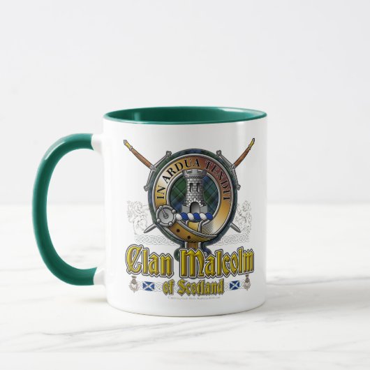 Malcolm Clan Abzeichen Tasse (Links)