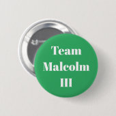 Malcolm III, König von Schottland Button (Vorne & Hinten)