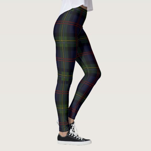 Malcolm Kariert Tartan Scottish Clan Leggings (Rechts)