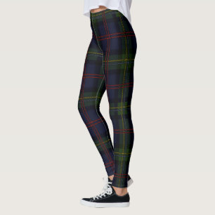 Malcolm Plaid Tartan schottischer Clan Leggings