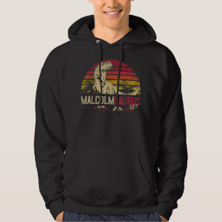Malcolm Saurus Funny Personalisiert Dinosaur T Rex Hoodie