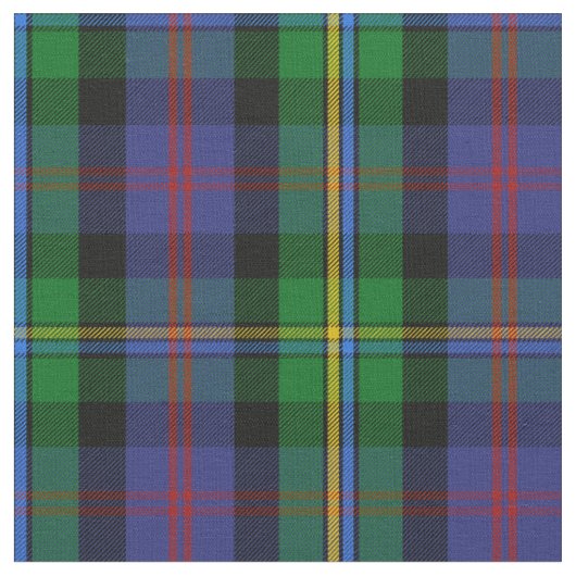 Malcolm-Tartan-Druck Stoff (Nahaufnahme)