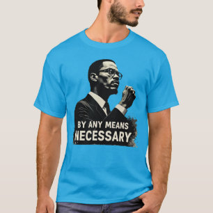 Malcolm X Tribute Silhouette - Inspiration T-Shirt