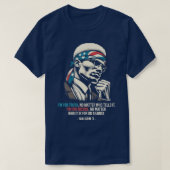 Malcom X Quotes T-Shirt (Design vorne)