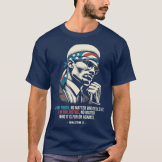 Malcom X Quotes T-Shirt