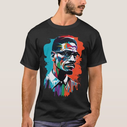 Malcom X T-Shirt (Vorderseite)