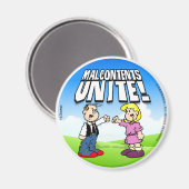 Malcontents Unit Magnet (Vorderseite/Rückseite)