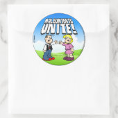 Malcontents Unit Runder Aufkleber (Tasche)