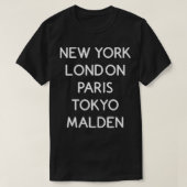 Malden Worldclass Cities T-Shirt (Design vorne)
