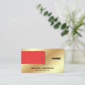 Maldienst Pinselwalze Beruflicher Maler Visitenkarte (Stehend Vorderseite)