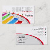 Maldienste | Farbrollen Visitenkarte (Vorne/Hinten)