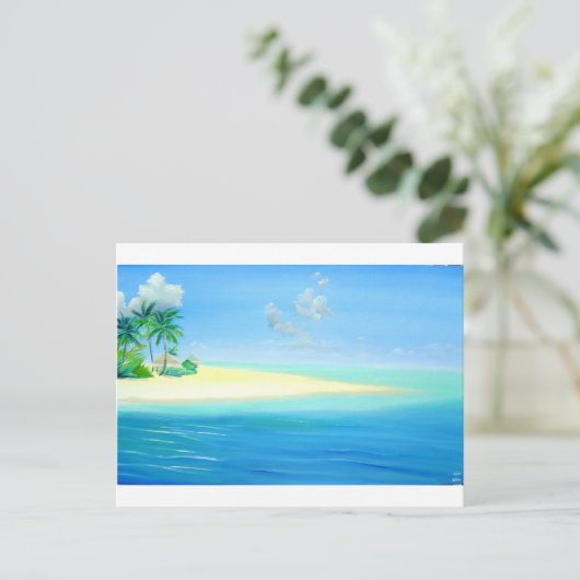 Maldiv Postkarte (Stehend Vorderseite)